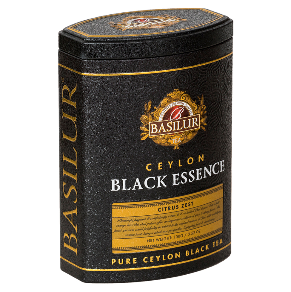 Levně BASILUR Black essence citrus zest černý čaj 100 g
