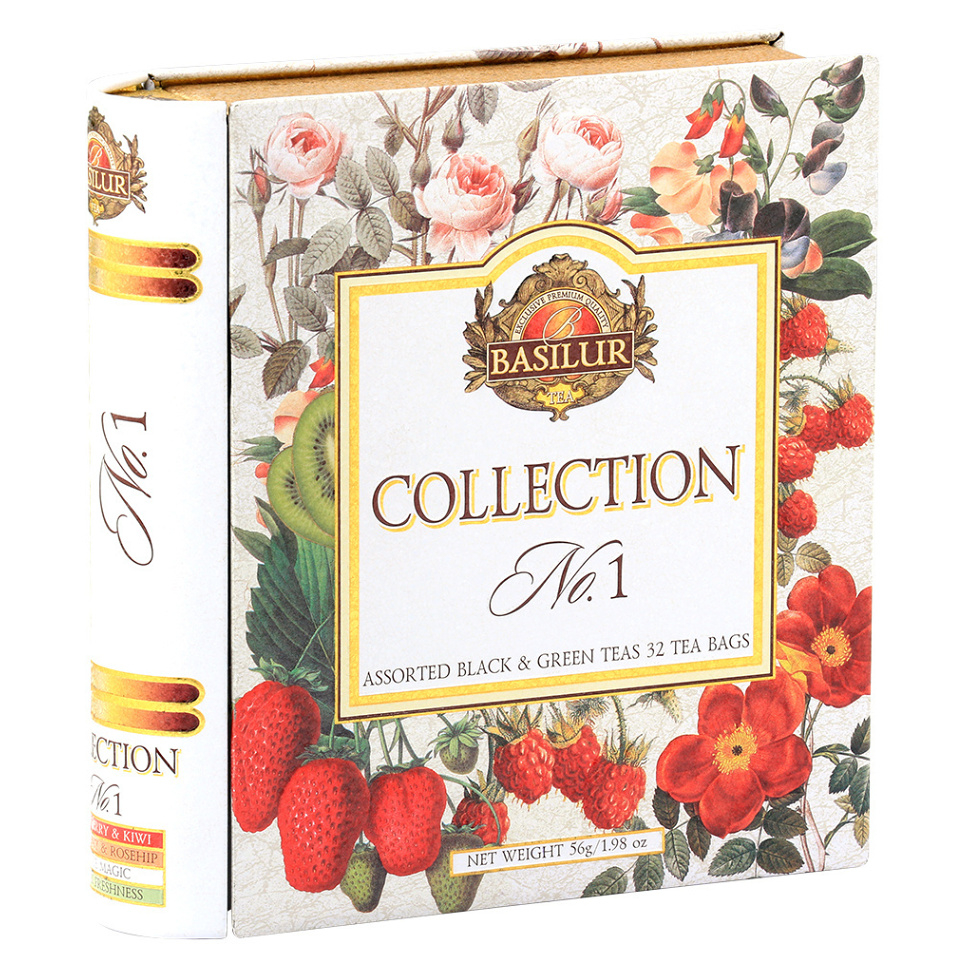 BASILUR Book assorted collection N°1 kolekce čajů 32 sáčků