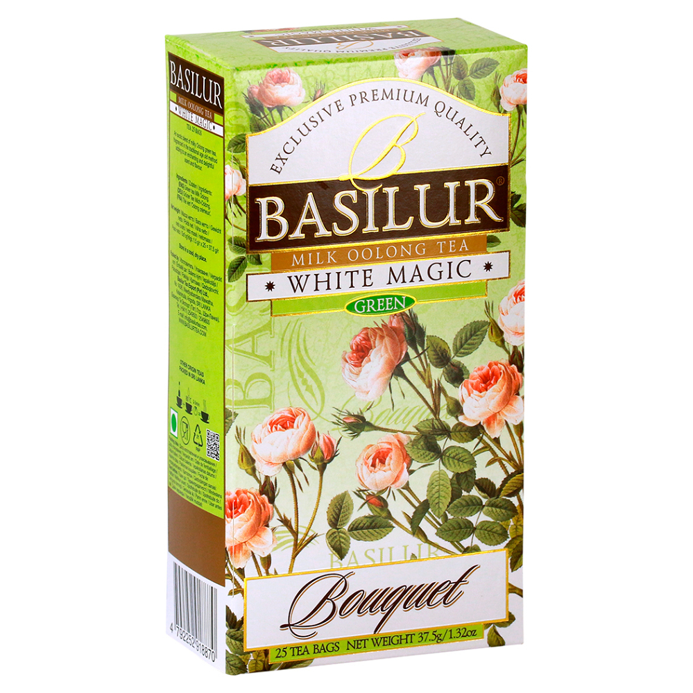E-shop BASILUR Bouquet white magic bílý čaj 25 šáčků