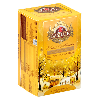 BASILUR Christmas fruit cherry almond ovocný čaj 20 sáčků (Ovocné čaje)