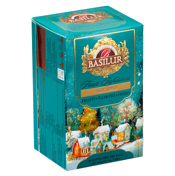 BASILUR Christmas fruit horké jablko čaj 20 sáčků (Ovocné čaje)