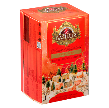 BASILUR Christmas fruit spiced wine ovocný čaj 20 sáčků (Ovocné čaje)