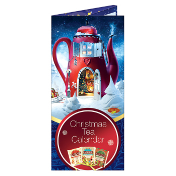 BASILUR Christmas tea calendar adventní kalendář 24 nálevových sáčků