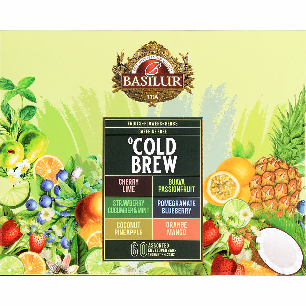 E-shop BASILUR Cold Brew Assorted směs ovocných čajů 60 sáčků