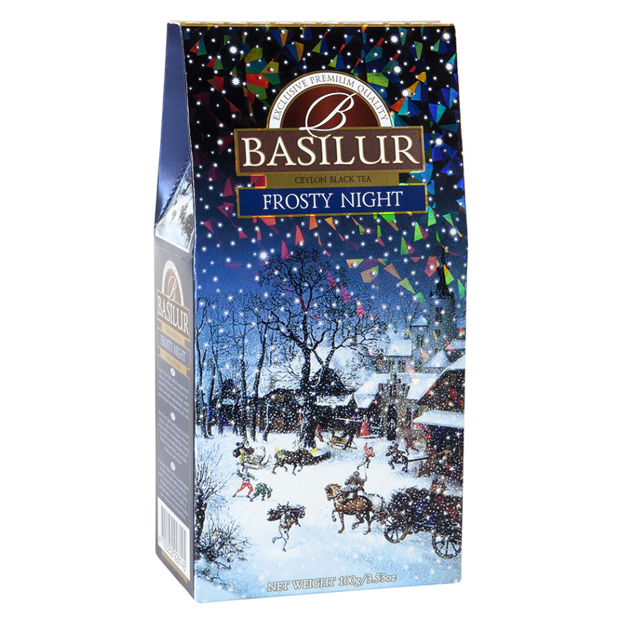 Levně BASILUR Frosty night černý čaj 100 g