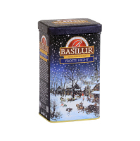 BASILUR Frosty night černý sypaný čaj v plechu 85 g