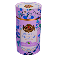 BASILUR Floral harmony lavender berry zelený čaj 75 g
