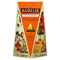 BASILUR Fruit blood orange pyramid ovocný čaj 15 sáčků
