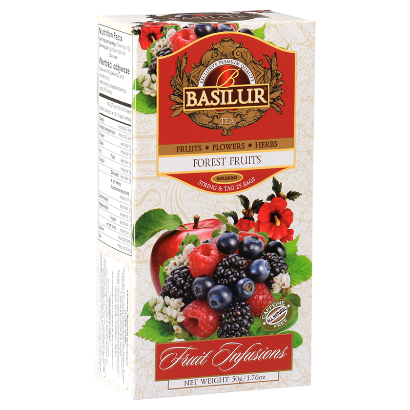 E-shop BASILUR Fruit Forest Fruits ovocný čaj 25 sáčků