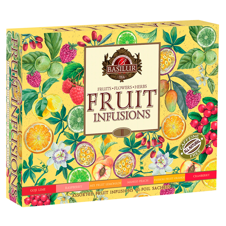 Levně BASILUR Fruit infusions assorted III. ovocné čaje 60 sáčků