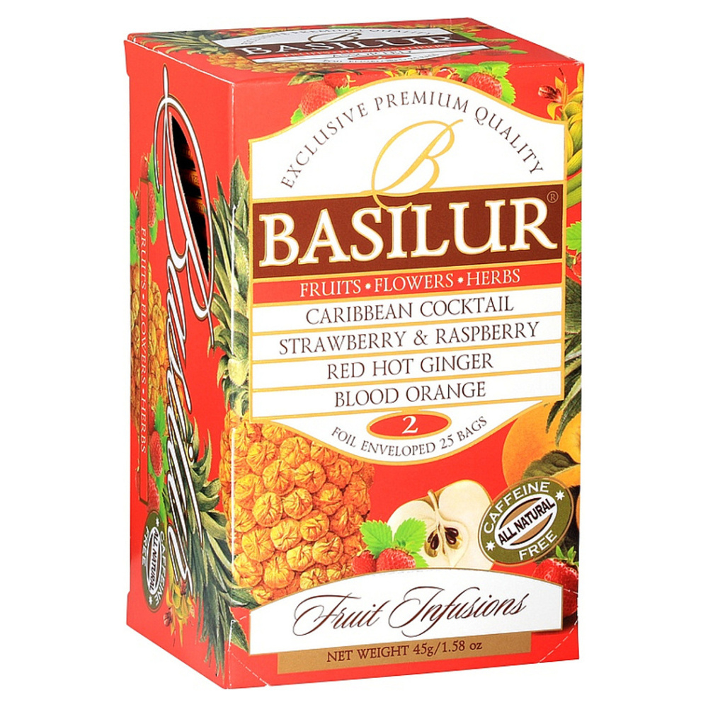 E-shop BASILUR Fruit infusions assorted volume II. ovocný čaj 25 sáčků