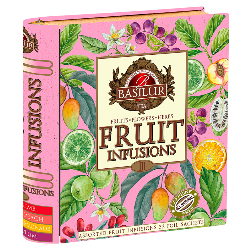 E-shop BASILUR Fruit infusions book assorted III ovocné čaje 32 sáčků