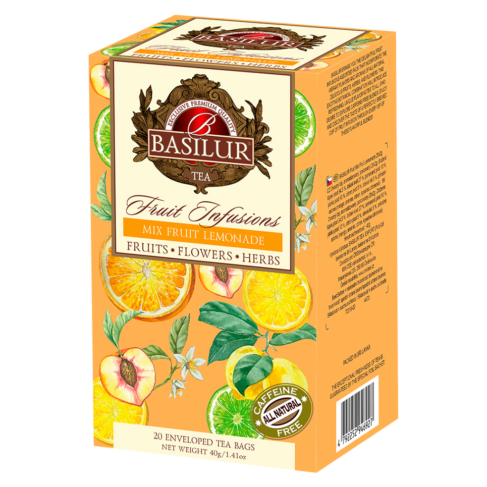 E-shop BASILUR Fruit mix fruit lemonade ovocný čaj 20 sáčků