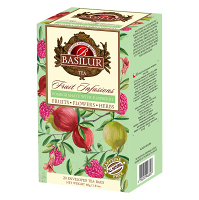 BASILUR Fruit pomegranate with raspberry ovocný čaj 20 sáčků