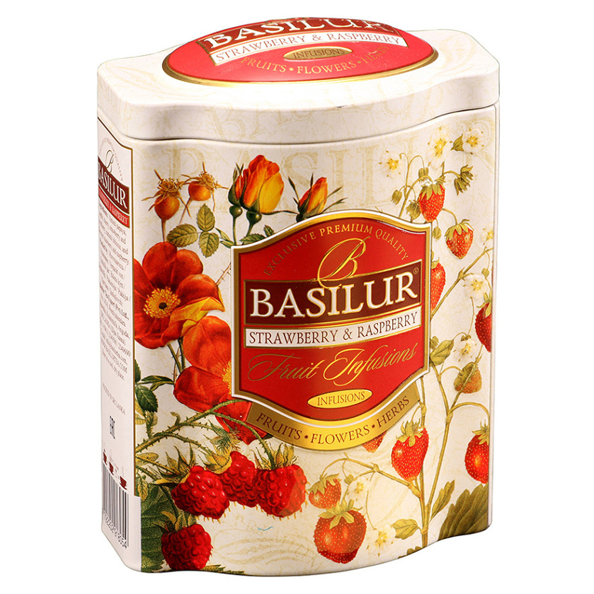 E-shop BASILUR Fruit Strawberry & Raspberry ovocný čaj 100 g