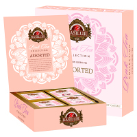 BASILUR Gift Pink Tea Assorted přebal variace zelených čajů 40 gastro sáčků