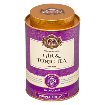 BASILUR Gin & tonic tea berries zelený čaj 75 g (Zelené čaje)