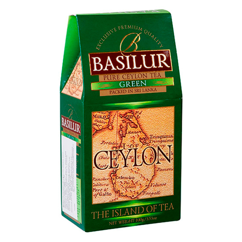 E-shop BASILUR Island of tea ceylon green zelený čaj 100 g