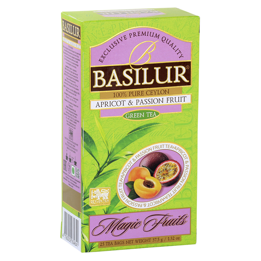 E-shop BASILUR Magic Apricot & Passion Fruit zelený čaj 25 sáčků