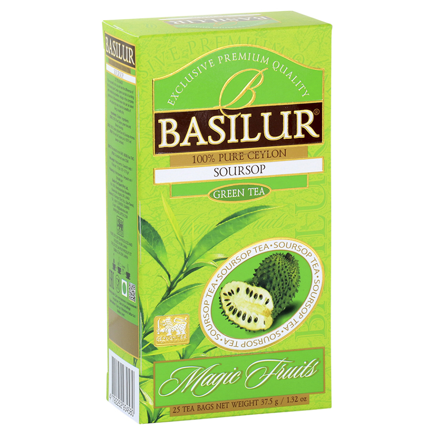 E-shop BASILUR Magic Green Soursop zelený čaj 25 sáčků