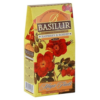 BASILUR Magic Raspberry & Rosehip černý čaj 100 g