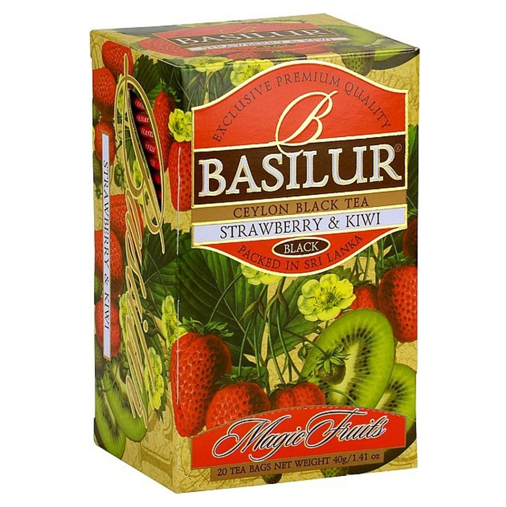 E-shop BASILUR Magic Strawberry & Kiwi černý čaj 20 sáčků