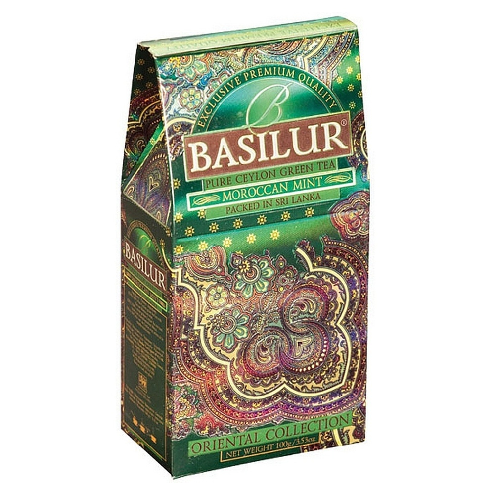 BASILUR Orient Moroccan Mint zelený čaj 100 g