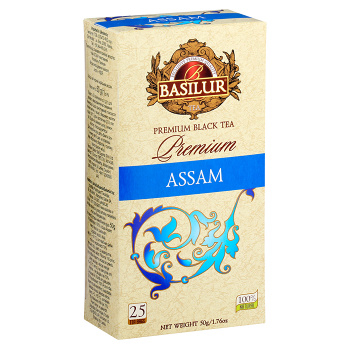 BASILUR Premium Assam černý čaj 25 sáčků