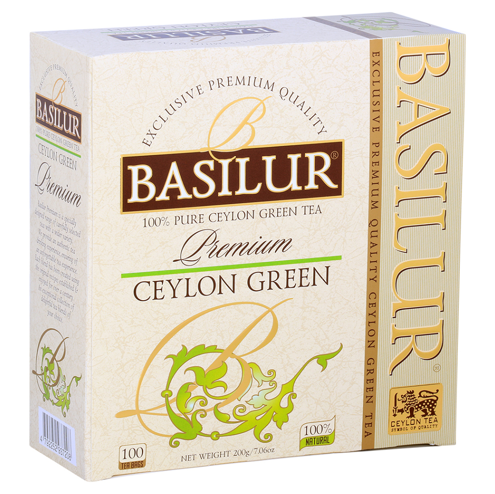 E-shop BASILUR Premium ceylon green nepřebal 100 sáčků