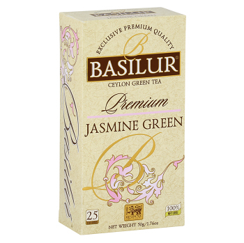 BASILUR Premium Jasmine green zelený čaj 25 sáčků