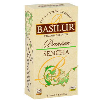 BASILUR Premium Sencha zelený čaj 25 sáčků