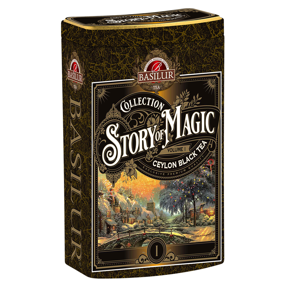 BASILUR Story of magic volume I černý sypaný čaj v plechu 85 g