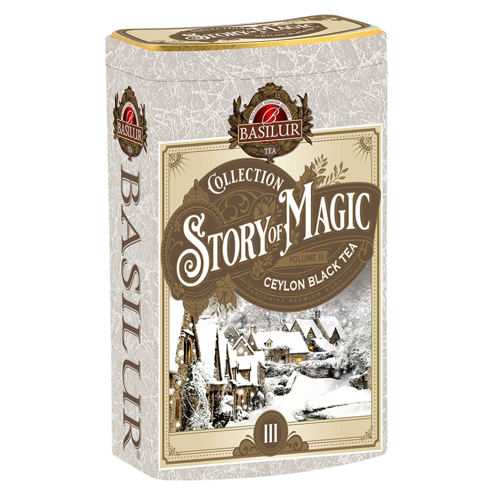 BASILUR Story of magic volume III černý sypaný čaj v plechu 85 g