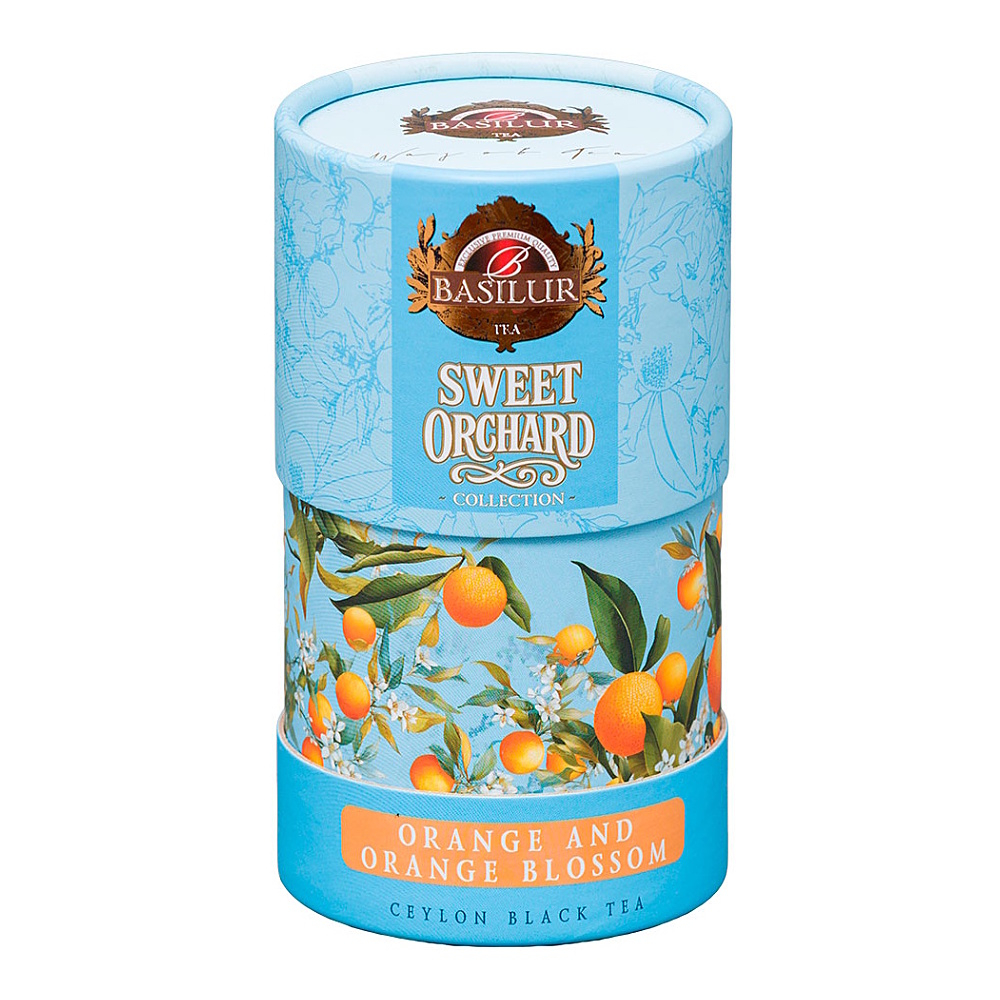 BASILUR Sweet orchard orange & orange blossom černý čaj 75 g