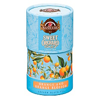 BASILUR Sweet Orchard Orange & Orange Blossom černý čaj 75 g
