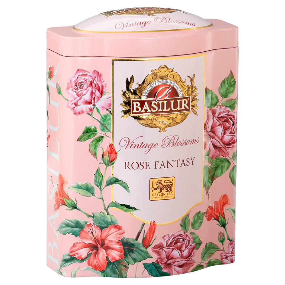 E-shop BASILUR Vintage blossoms rose fantasy zelený čaj 100 g