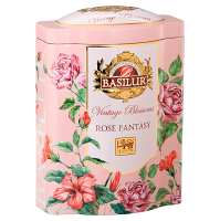 BASILUR Vintage blossoms rose fantasy zelený čaj 100 g