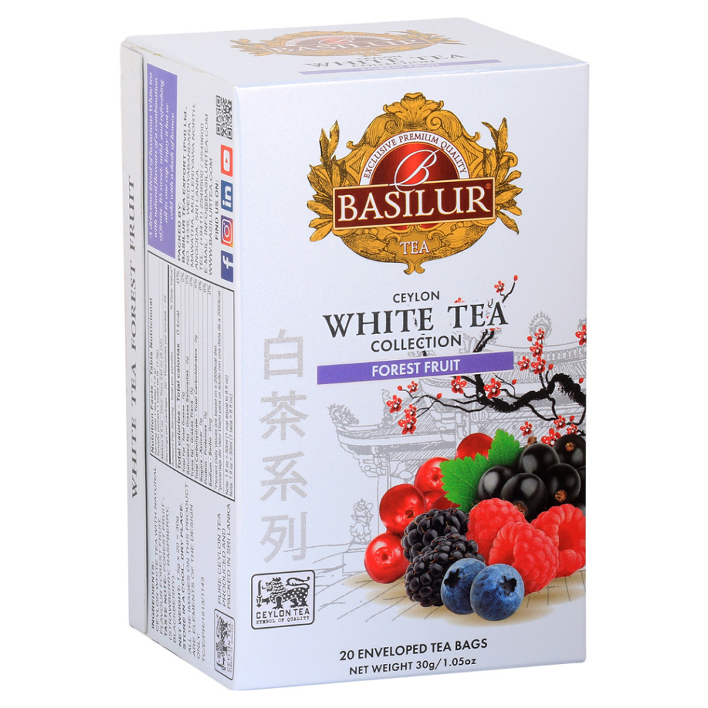 E-shop BASILUR White Tea Forest Fruit bílý čaj 20 sáčků