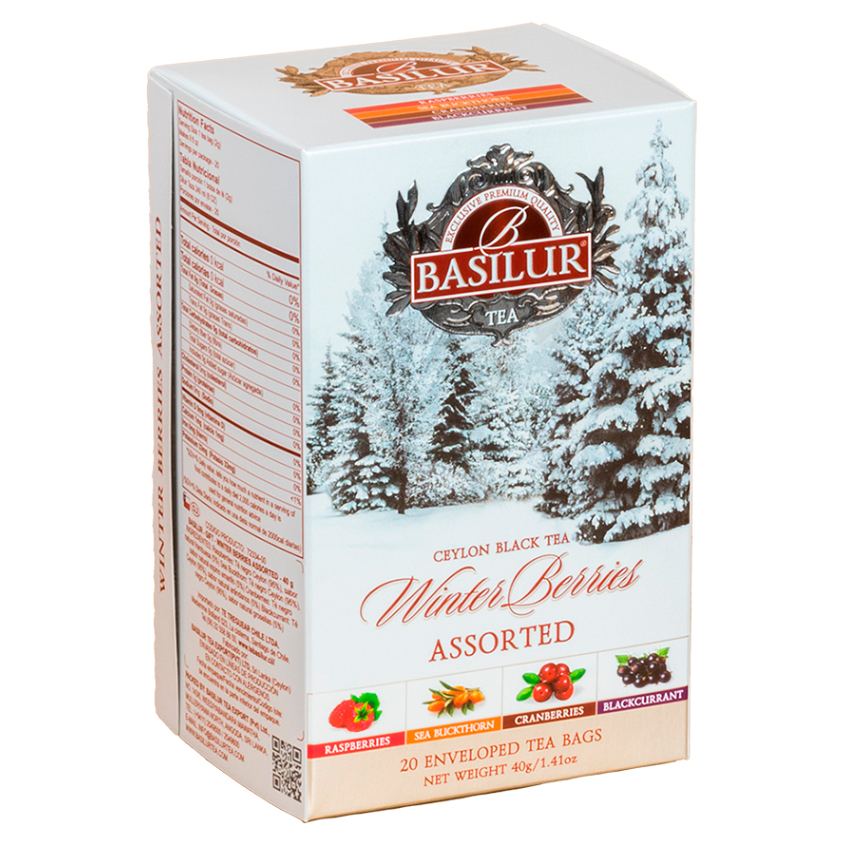 E-shop BASILUR Winter berries assorted černý čaj 20 sáčků