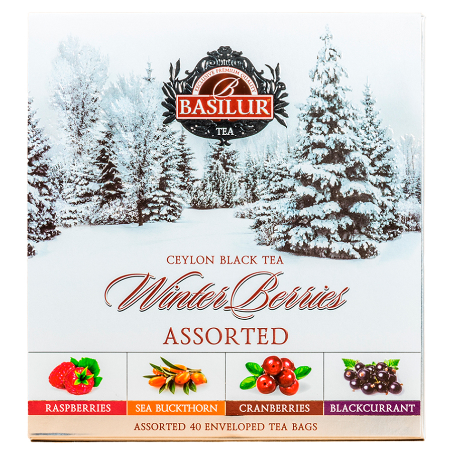 E-shop BASILUR Winter berries assorted černé čaje 40 sáčků