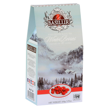 BASILUR Winter berries černý sypaný čaj s příchutí dřišťálu 100 g (Černé čaje)