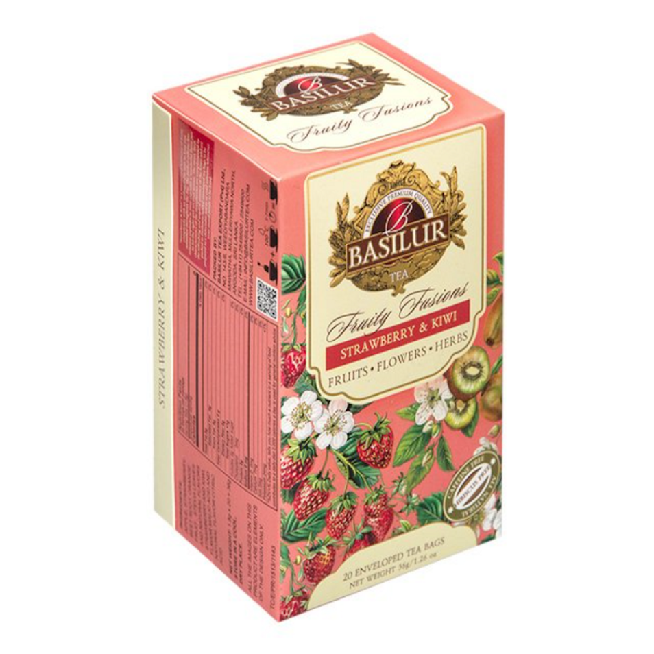 BASILUR Without hibiscus jahoda a kiwi 20 sáčků