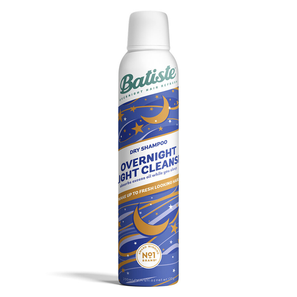 Levně BATISTE Suchý šampon Overnight Light Cleanse 200 ml