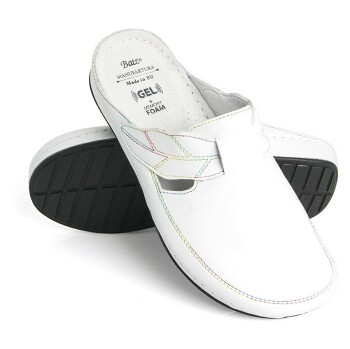 BATZ Nlk dámské pantofle bílé 1 pár, Velikost obuvi: 36