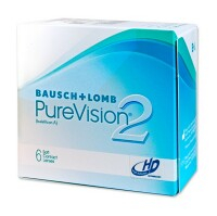 BAUSCH & LOMB PureVision 2 HD měsíční 6 čoček, Počet dioptrií: -10,00, Počet kusů v balení: 6 ks, Průměr: 14,0, Zakřivení: 8,6