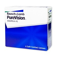 BAUSCH & LOMB PureVision měsíční 6 čoček, Počet dioptrií: -2,25, Počet kusů v balení: 6 ks, Průměr: 14,0, Zakřivení: 8,6
