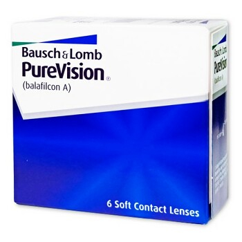BAUSCH & LOMB PureVision měsíční 6 čoček, Počet dioptrií: -3,00, Počet kusů v balení: 6 ks, Průměr: 14,0, Zakřivení: 8,6