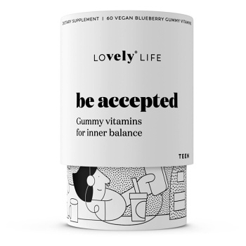 VELY Be accepted gumové vitamíny pro vnitřní vyváženost 60 kusů, expirace