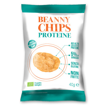 BEANNY CHIPS Protein BIO 40 g, expirace 19.05.2024