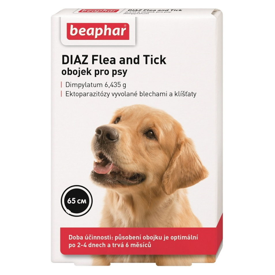 E-shop BEAPHAR Diaz Flea&Tick Antiparazitní obojek pro psy 65 cm